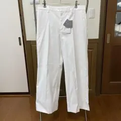 自由区　新品未使用　接触冷感UVカット洗えるオックスストレートパンツ46サイズ
