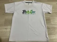 ボールライン　BALL LINE Tシャツ 白　S オンザコート