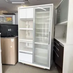 【超美品‼️】定価38万♪ 松田家具 120cm幅ダイニングボード 食器棚