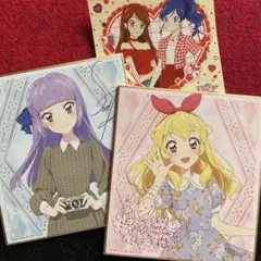 アイカツ！ 星宮いちご 氷上すみれ classical 色紙