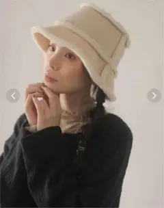リバーシブルムートンハット