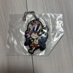 ONE PIECE ラバーキーホルダー　ルフィ
