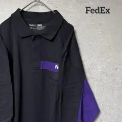 FedEx フェデックス ポロシャツ 半袖 企業 ビッグ 刺繍 2XL