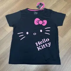 Hello Kitty ブラック Tシャツ LL タグ付き新品
