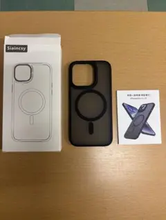 iPhone 15 Proカバー黒マグネットxoo1529pt9