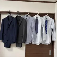 ビジネススーツ　リクルートスーツ　Y4 セット ワイシャツ　ネクタイ
