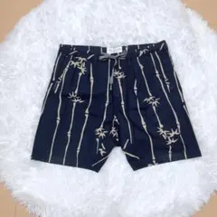 最終価格❗️ポールスミス　レッドイヤー⭕️希少　麻混　ハーフパンツ　紺　リネン　L