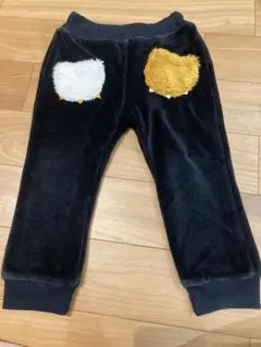 ecrue des Jolle 黒色動物デザインパンツ