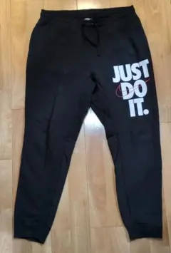 美品☆ナイキ 切り替えスウェットパンツ☆ブラックXL