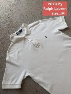 POLObyRalphLauren メンズ　半袖　ポロシャツ　白　M ポニー