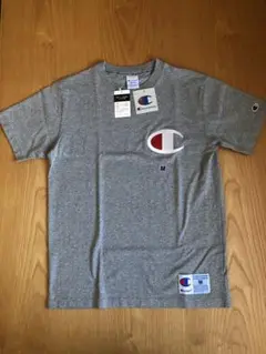 champion チャンピオン　Tシャツ　ビッグロゴ　グレー