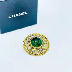 超美品 CHANEL ブローチ 超激レア ヴィンテージ グリポア ラインストーン