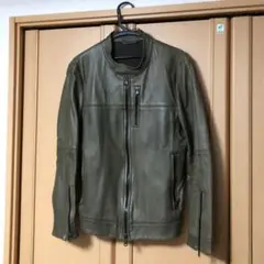 【美品】BARNEYS NEWYORK バーニーズニューヨーク 羊革 L
