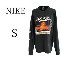 訳あり NIKE ナイキ ブラック 長袖 トレーナー・スウェット L