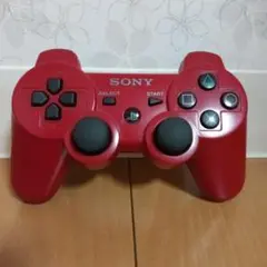 動作品！プレステ3 ps デュアルショック3 cechzc2j　コントローラ　赤
