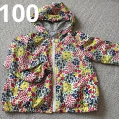 moujonjon 花柄ジャケット リバーシブル 100cm