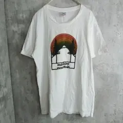 【Woodbury】アメリカ製　　マウンテンTシャツ　XL　着丈70　綿