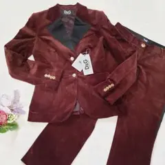 新品★DOLCEu0026GABBANA セットアップ コーデュロイ ブラウン 42