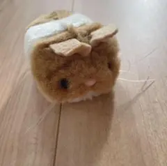 ハムスター ぬいぐるみ 茶色と白