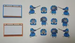 剣道★色紙・寄せ書き用シール12枚セット★卒業　引退　卒団　アルバム