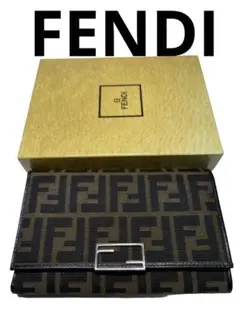 FENDI フェンディ ズッカ柄 長財布