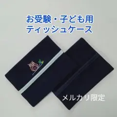 ☆お受験(ふくろう)子ども用ポケットティッシュケース