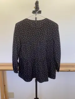 closet story プリント ドッキング ブラウス THE STATION