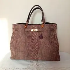 期間限定SALE ☆ 新品 ☆ JRA パイソン 2ウェイ バッグ