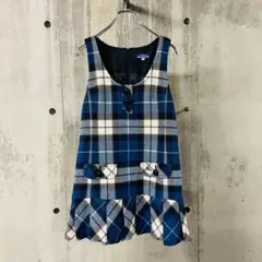 burberry blue label チェック柄 ワンピース ノースリーブ