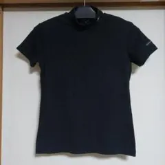 パーリーゲイツ PEARLY GATES 半袖シャツ 1 モックネック黒