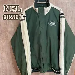 NFL ニューヨーク・ジェッツ ナイロンスタジャン ダークグリーン L
