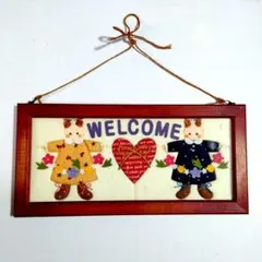 カントリー雑貨 ウエルカムボード サイドボード 看板 WELCOME