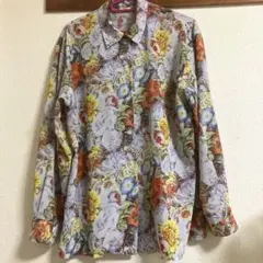 ヴィンテージ花柄シャツ