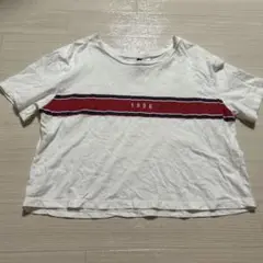 ストライプデザイン 半袖Tシャツ 1996