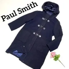 214【正規品美品】Paul Smith BLACK ダッフルコート ネイビー