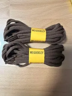 ⭐️匿名配送❣️wegoodzf 靴紐 半円形 厚さ4㎜ 茶褐色160cm