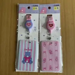 Care Bears パスケース・リールストラップセット