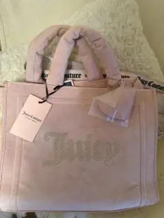 MacBook入ります！Juicy Couture ピンク トートバッグ　y2k