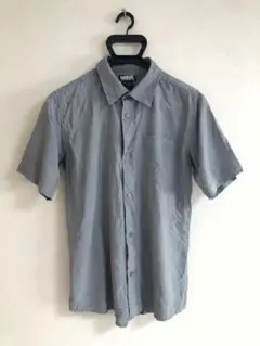 ユース古着 古着 HAWK 半袖 チェックシャツ 18/20 モダール