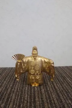 美品】竹 翁斎御所車黄金御所車 鳳凰 金メッキ ガラスケース付光る君へ