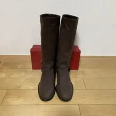 お値下げ フェラガモ ロングブーツ 8C