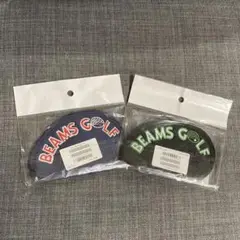 BEAMS GOLF アイアンカバー ブラック&ネイビー 2個セット