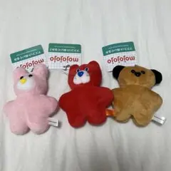 mojojojo マスコットぬいぐるみ　3種セット