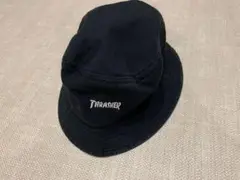 Thrasher ブラック バケットハット