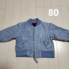 F.O.インターナショナル　ジャケット　薄手　デニム　上着　アウター　80