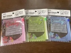 セリア お菓子パッケージキーホルダー グミ 3種セット