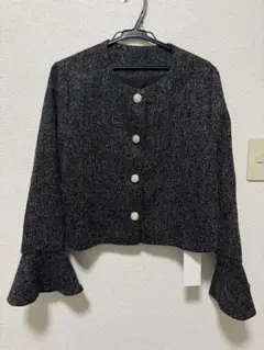 SHEIN 春用ジャケット ノーカラー L 新品未使用