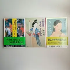 杉本苑子　文庫本　3冊セット