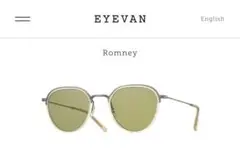新品未使用EYEVAN Romney サングラス メガネ