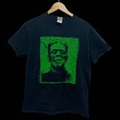 US古着 激レア ギルダン　フランケンシュタイン グリーンプリント Tシャツ　M